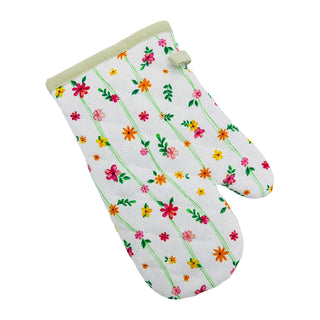 Brandani Guanto da Cucina Polline Fiori Micro in Cotone