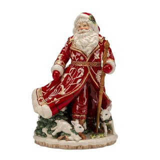 Estatua de Papá Noel de porcelana Palais Royal Lamart Al. 34 cm