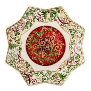 Plato estrella de porcelana Lamart D.20 cm