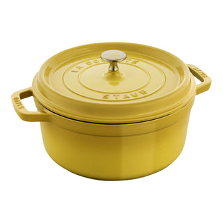 Staub Cocotte Tonda Citron D24 cm in Ghisa