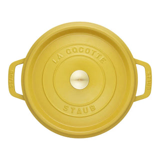 Staub Cocotte Redonda Citron D24 cm de Hierro Fundido