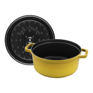 Staub Cocotte Redonda Citron D24 cm de Hierro Fundido