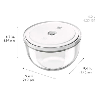 Zwilling Starter Set 9 Pezzi Sottovuoto Fresh&Save Bowls in Vetro
