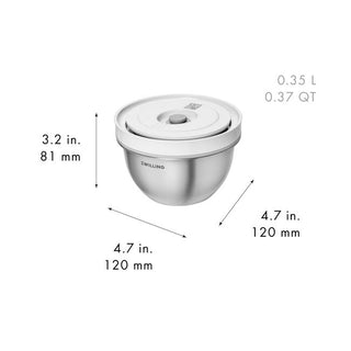 Zwilling Ciotola Sottovuoto S con Coperchio Fresh&Save in Acciaio
