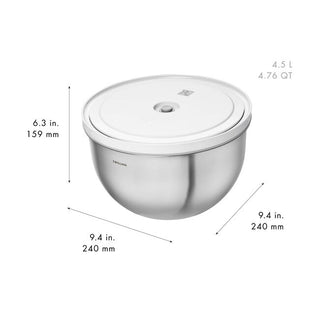 Zwilling Ciotola Sottovuoto L con Coperchio Fresh&Save in Acciaio