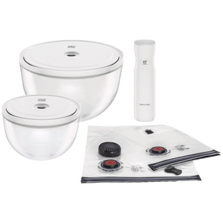 Zwilling Starter Set 9 Pezzi Sottovuoto Fresh&Save Bowls in Vetro