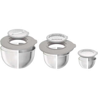 Zwilling Set 5 Accessori Ciotole Fresh&Save Grigio