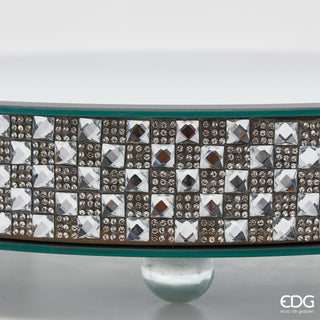 EDG Enzo De Gasperi Spiegelständer mit Edelsteinen H7,5 T30 cm