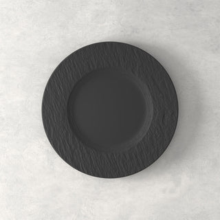 Villeroy &amp; Boch Manufacture Rock Porcelain Breakfast Plate D21.7 cm Black