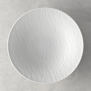 Villeroy &amp; Boch Manufacture Rock Blanc Juego de 6 cuencos de porcelana D. 29 cm