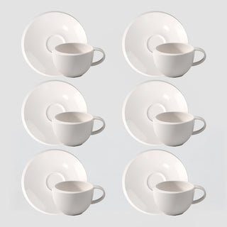 Villeroy & Boch Set 6 Tazzine da Caffè New Moon con Piattino
