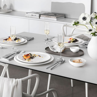 Villeroy &amp; Boch Dinner Service 18 pieces New Moon Premium Porcelain White