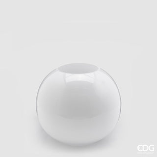 EDG Enzo De Gasperi Vaso Sfera H20 cm Bianco