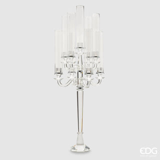 EDG Enzo De Gasperi Crystal Candle Holder x9 with Cylinders H110 cm