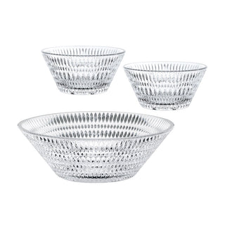 Nachtmann Ethno Set of 3 Glass Bowls