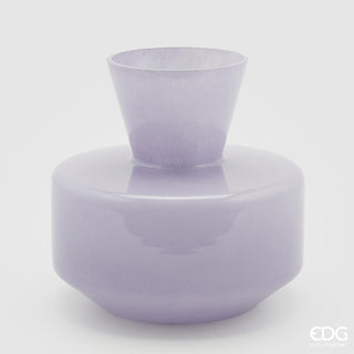 EDG Enzo De Gasperi Vaso Rotondo con collo Lavanda H25 cm