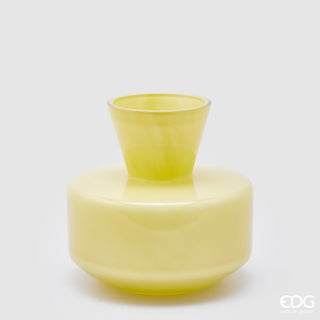 EDG Enzo De Gasperi Round Vase with Neck H20 cm Yellow