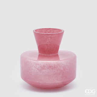 EDG Enzo De Gasperi Round Vase with Neck H20 cm Pink