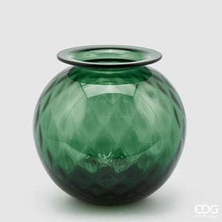 EDG Enzo De Gasperi Vaso Opium in Vetro H24 D25 cm Verde