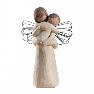 Enesco Angel's Embrace Statue in Resin H12.7 cm