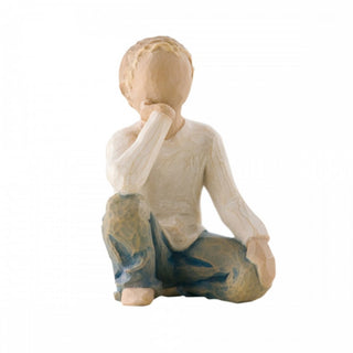 Enesco Thinking Child Figurine in Resin