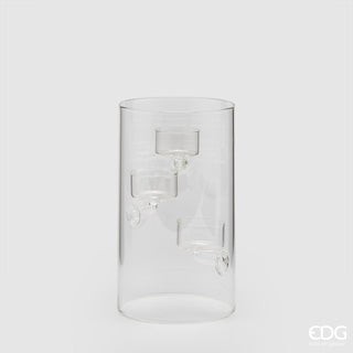 EDG Enzo De Gasperi Cylinder Candle Holder x3 H20 cm