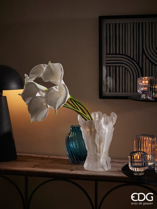 EDG Enzo De Gasperi Tulips Vase in Satin Glass H30 D22 cm