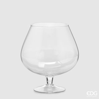 EDG Enzo De Gasperi Glass Baloon Cup Vase H25 D22 cm