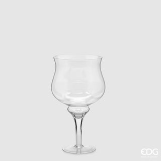 EDG Enzo De Gasperi Glass Tulip Vase H40 D24 cm