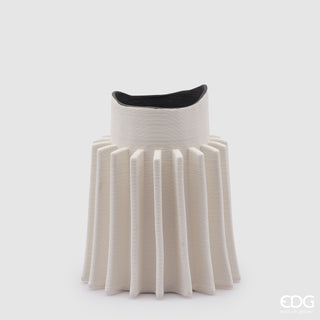 EDG Enzo De Gasperi Vaso 3D Astratto H27xD20 cm in Porcellana