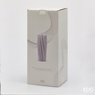 EDG Enzo De Gasperi Vaso 3D Astratto H50xD20 cm in Porcellana