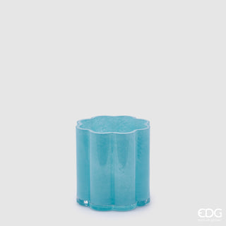 EDG Enzo De Gasperi Flower Vase H15xD15 cm Aqua Green