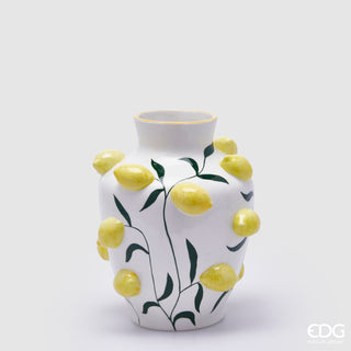 EDG Enzo de Gasperi Vase Lemons Amphora H26 D22 cm