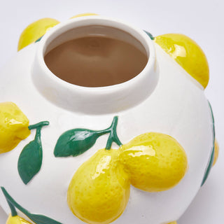 EDG Enzo de Gasperi Vase Lemons Amphora H31 D26 cm