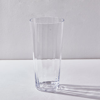 EDG Enzo De Gasperi Vaso Cilindro Nida Optic in Vetro H35,5 cm