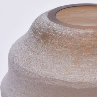 EDG Enzo De Gasperi Vaso Nuvola H29 cm in Vetro Nocciola