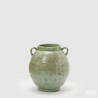 EDG Enzo De Gasperi Phoenix Vase Stripes Amphora H41xD37 cm