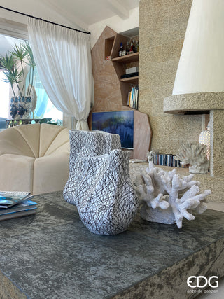 EDG Enzo De Gasperi Deluxe Lines Vase H43 cm aus Porzellan