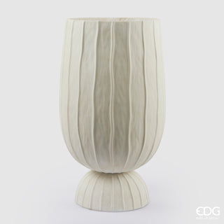 EDG Enzo de Gasperi Vaso Righe Bombato H60 D35 cm