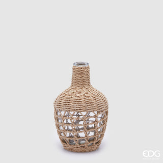 EDG Enzo De Gasperi Vaso Rete Bottiglia H25 D16,5 cm