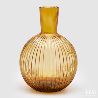 EDG Enzo De Gasperi Cruet Vase H48xD34 cm Amber