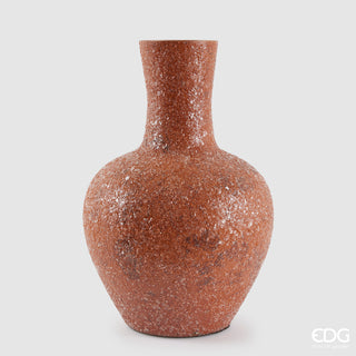 EDG Enzo De Gasperi Vaso Crackle Anfora H50 cm Arancio