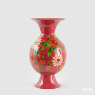 EDG Enzo De Gasperi Vaso Floreale Bombato H45 D26 cm
