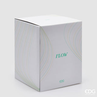 EDG Enzo De Gasperi Vaso Flow Sinuoso H32 cm Giallo