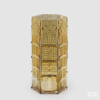 EDG Enzo De Gasperi Zeshoekige Huisvaas Goud H31 cm