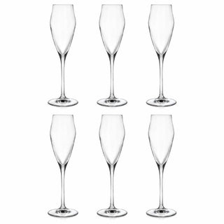 RCR Set 6 Flute Ego in Vetro Resistente 18 cl