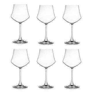 RCR Set 6 Calici Ego in Vetro Resistente 50 cl
