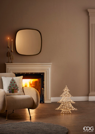 EDG Enzo De Gasperi LED-Baumschmuck Perlen 400 Microleds H59 cm