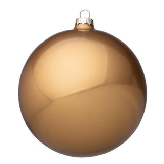 Andrea Bizzotto Weihnachtskugel aus undurchsichtigem Goldglas, D15 cm