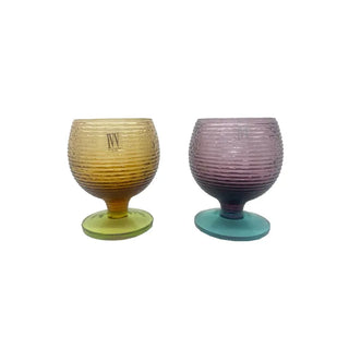 IVV Set of 2 Multicolor Water Glasses 30 cl